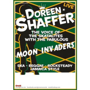 Poster - Doreen Shaffer with the Moon Invaders 'tour 2010' A1