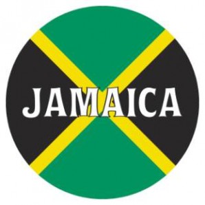 Kühlschrankmagnet 'Jamaica - Flag' 43 mm