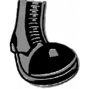 Pin 'The Oppressed - Boot'