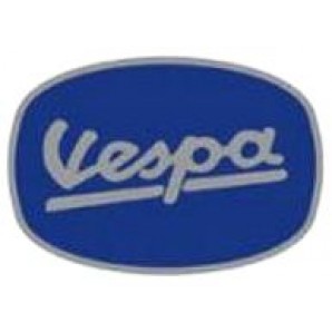 Pin 'Vespa' Oldschool Logo, dunkelblau