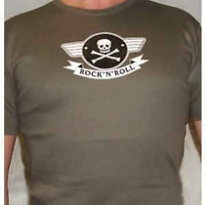 T-Shirt 'Rock'n'Roll' slim fit Gr. S - XXL