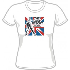 Girlie Shirt 'The Last Resort - A Way Of Life' weiß, Gr. S - XL