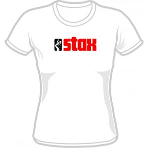Girlie Shirt 'Stax Records' weiß, alle Größen