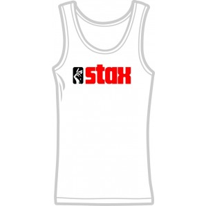 Girlie Tanktop 'Stax Records' weiß, Gr. S - XL