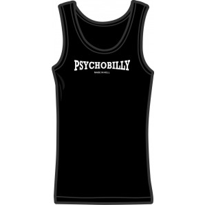 Girlie Tanktop 'Psychobilly - made in hell'  Gr. S - XL