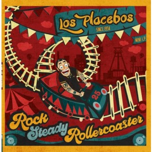 Los Placebos 'Rocksteady Rollercoaster'  LP+MP3  ltd. black vinyl