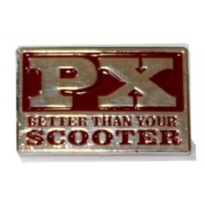 Pin 'Vespa PX - Better Than Your Scooter' rot