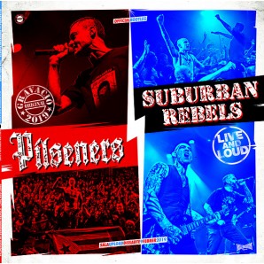 Pilseners / Suburban Rebels ‎'Live And Loud' LP white vinyl