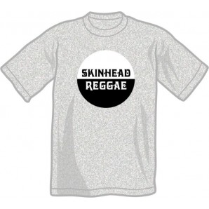 T-Shirt 'Skinhead Reggae' grau meliert, alle Größen