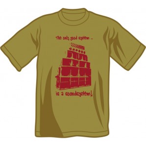 T-Shirt 'Madness' gelb, Gr. S - XXL