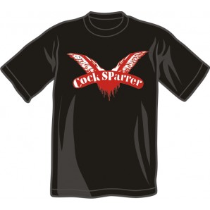 T-Shirt 'Cock Sparrer' black, Gr. S - XXL