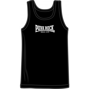 Tanktop 'Punk Rock Since 1976' schwarz, Gr. S - XXL