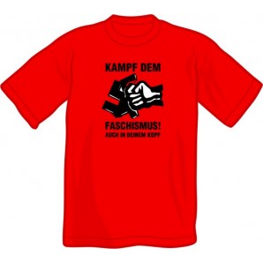 T-Shirt 'Kampf dem Faschismus' Gr. S - XXL