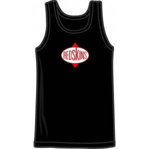 Tanktop 'Redskins' schwarz - Gr. S - XXL