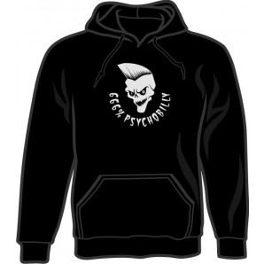 Kapuzenpulli '666% Psychobilly' Gr. S - XXXL