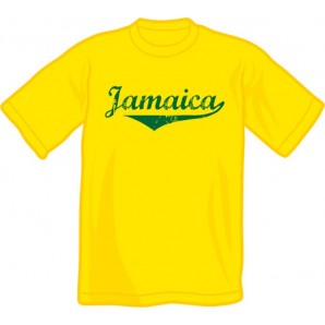 T-Shirt 'Jamaica' gelb, Gr. S - XXL