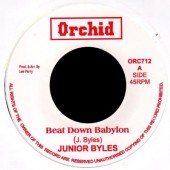Junior Byles 'Beat Down Babylon' + Upsetters 'Version'  7" 