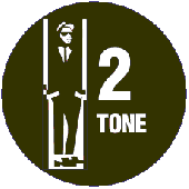 Aufnaeher 'Two Tone'