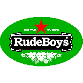 Aufnaeher 'Rude Boys - stay rude'  oval