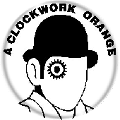 Button 'Clockwork Orange'