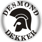 Button 'Desmond Dekker - Logo b/w' *Ska*