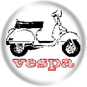 Button 'Vespa - Scooter'