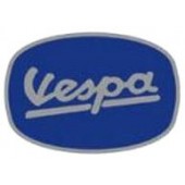 Pin 'Vespa' Oldschool Logo, dunkelblau