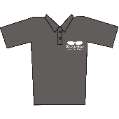 Poloshirt 'Rude & Visser' dunkelgrau, Gr. S, M, L