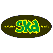 PVC-Aufkleber 'Ska Jamaica Stylee - oval'