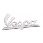 Aufnäher 'Vespa Logo Schrift' weiß