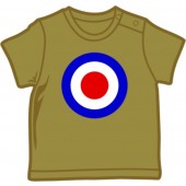 Baby Shirt 'Mod Style - Target' oliv, alle Größen