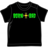 Baby Shirt 'Born Bad' schwarz, alle Größen