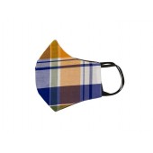 Relco Mask Yellow & blue Check 'CK-43'
