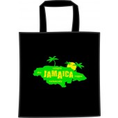 gratis ab 150 € Bestellwert: Baumwolltasche 'Jamaica Island' schwarz + freier Inlandsversand!
