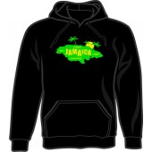 Kapuzenpulli 'Jamaica Island' - schwarz Gr. S - XXL