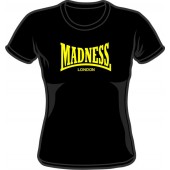Girlie Shirt 'Madness' schwarz, Gr. S - XL