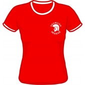Girlie Shirt 'Desmond Dekker - Ringer rot' - Gr. S - XL