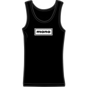 Girlie Tanktop 'Mono' schwarz, Gr. S - XL