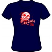 Girlie Shirt 'CHema Skandal! - Soulful Ska' navy - Gr. S - XL