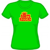 Girlie Shirt 'Roots Reggae' kellygreen - Gr. S - 2XL