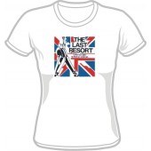 Girlie Shirt 'The Last Resort - A Way Of Life' weiß, Gr. S - XL