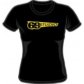 Girlie Shirt 'Studio 69' schwarz, Gr. S - XL