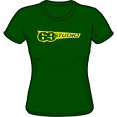 Girlie Shirt 'Studio 69' grün, alle Größen