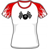 Girlie Shirt 'Eightball' - Gr. S, M, L