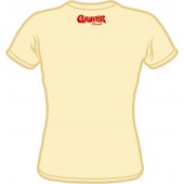 gratis ab  80 € Bestellwert: Girlie Shirt 'Grover Records' Gr. XS bis XL weiß
