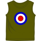Kids Tanktop 'Mod Style - Target' olive, size 96-104
