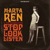 Ren, Marta & The Groovelvets 'Stop Look Listen' clear vinyl LP  PRE-SALE