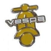 Pin 'Vespa Scooter Upright Shape' gelb