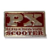 Pin 'Vespa PX - Better Than Your Scooter' rot