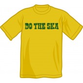 T-Shirt 'Do The Ska' dunkelgelb, Gr. S - XXL